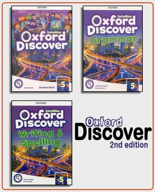 پک کامل کتاب اکسفورد دیسکاور 6 Oxford discover 6 grammar Writing and Spelling