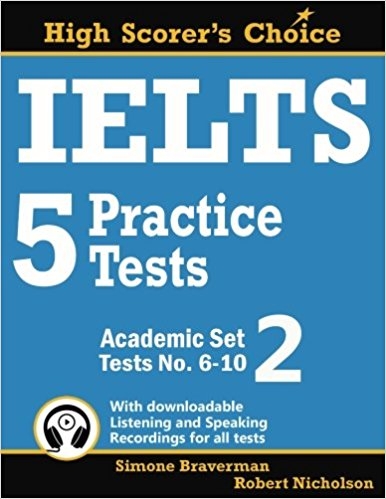 کتاب زبان آیلتس ۵ پرکتیس تستس آکادمیک IELTS 5 Practice Tests, Academic Set 2: Tests No. 6-10