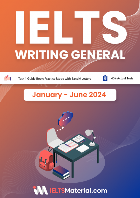کتاب آیلتس رایتینگ تسک 1 ژانویه تا جون IELTS Writing Task 1 (General) Actual Tests (January-June 2024)