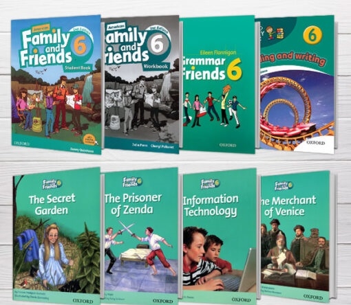 پکیج دوره کامل امریکن فمیلی اند فرندز ویرایش دوم American Family and Friends 6 2nd رحلی