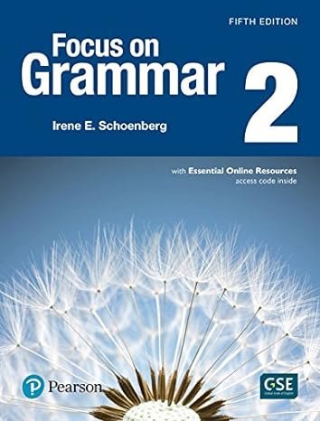 کتاب فوکوس آن گرامر 2 ویرایش چهارم Focus on Grammar 2 4th edition