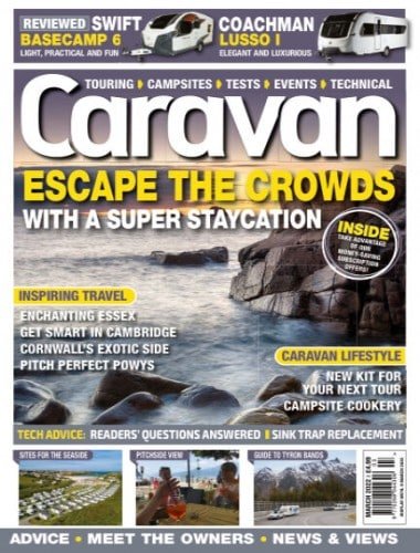 کتاب مجله انگلیسی کاراوان مگزین  Caravan Magazine - March 2022