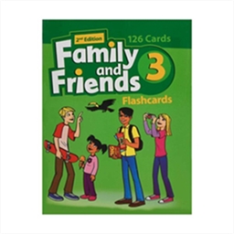 فلش کارت Flash Cards Family and Friends 3 2nd
