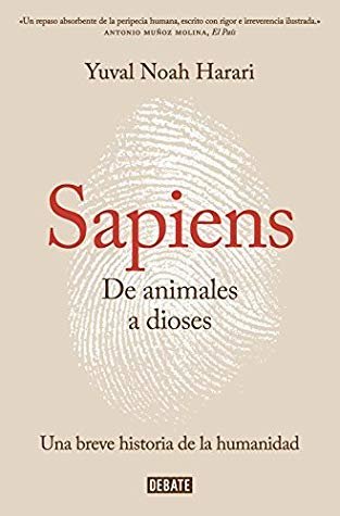 کتاب رمان اسپانیایی خردمندان از حیوانات تا خدایان  Sapiens De animales a dioses