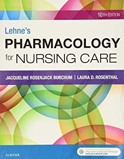 کتاب فارماکولوژی فور نرسینگ کر Lehne’s Pharmacology for Nursing Care 10th Edition2018
