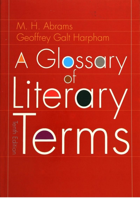 کتاب ا گلاسری آف لیتراری ترمز ویرایش دهم  A Glossary of Literary Terms 10th Edition