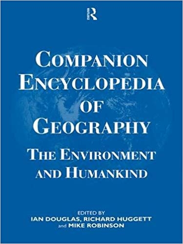 کتاب زبان کامپنیون انسایکلوپدیا اف جئوگرافی  Companion Encyclopedia of Geography The Environment and Humankind