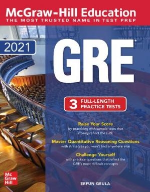 کتاب مک گرو هیل ادوکیشن جی ار ای McGraw-Hill Education GRE 2021