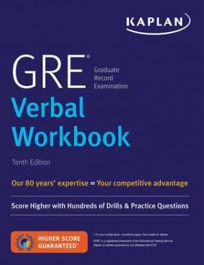 کتاب کاپلان جی ار ای وربال ورک بوک Kaplan GRE Verbal Workbook