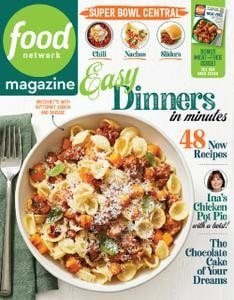 کتاب مجله انگلیسی فود نتورک Food Network - January 2022