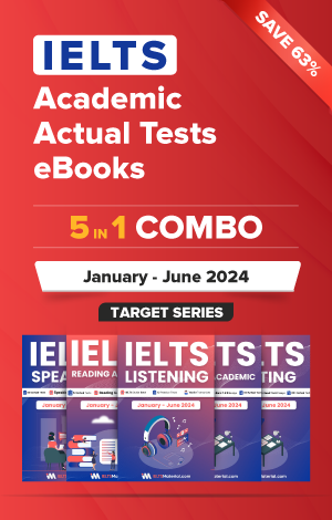 مجموعه پنج جلدی آیلتس آکادمیک اکچوال تست IELTS (Academic) 5 in 1 Actual Tests Combo ( January – June 2024)