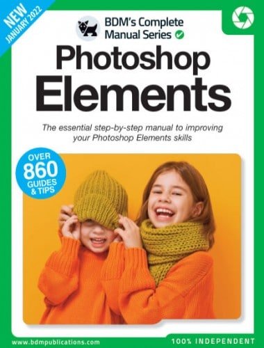 کتاب مجله انگلیسی د کامپلیت فوتوشاپ منیوال  The Complete Photoshop Elements Manual - January 2022