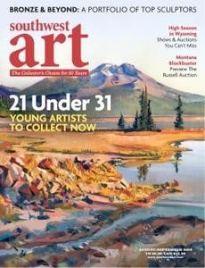 کتاب مجله انگلیسی سوث وست آرت Southwest Art - August/September 2022