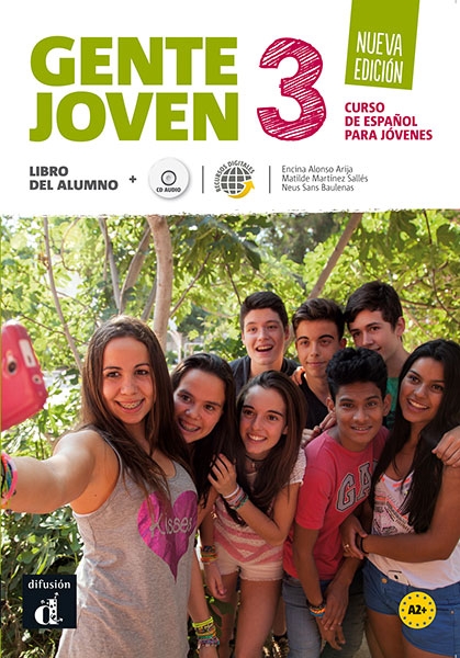 کتاب زبان اسپانیایی  Gente joven 3 Nueva edición Libro del alumno
