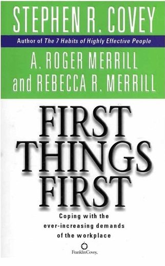 کتاب رمان انگلیسی اولویت دادن به اولویت‌ها First Things First