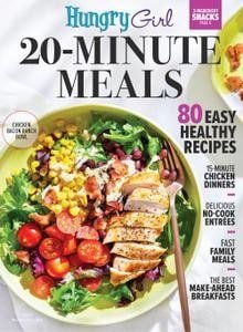 کتاب مجله انگلیسی هانگری گرل  Hungry Girl - 20-Minute Meals 2022