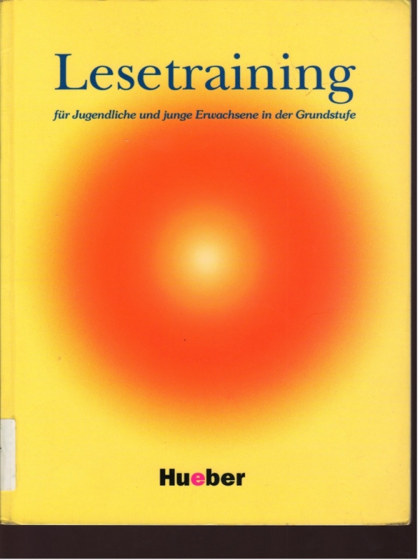کتاب آلمانی لسترینینگ  Lesetraining زرد