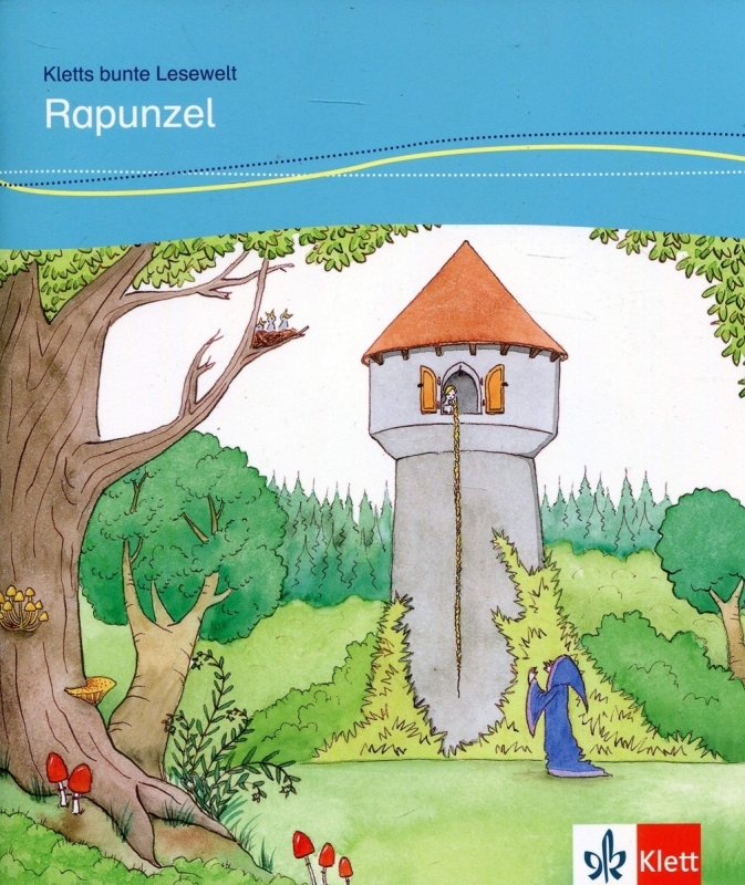 کتاب داستان آلمانی کودکان رنگی RAPUNZEL