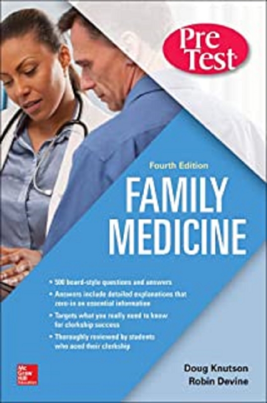 کتاب فمیلی مدیسین Family Medicine PreTest Self-Assessment And Review 4th Edition 2018