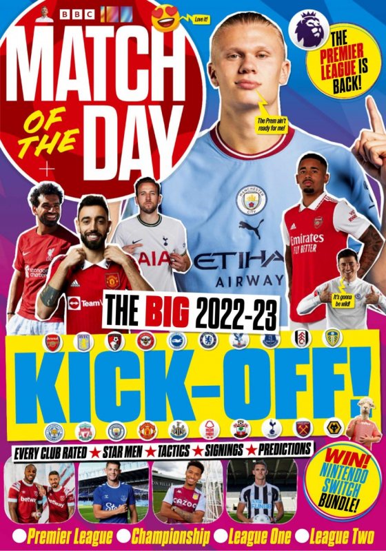 کتاب مجله انگلیسی مچ اف د دی Match of the Day - 27 July 2022