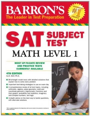 كتاب آزمون اس ای تی سابجکت تست مث Barron's SAT Subject Test Math Level 1