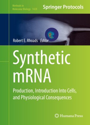 کتاب پزشکی سینثتیک ام ار ان ای  Synthetic mRNA : Production, Introduction Into Cells, and Physiological Consequences
