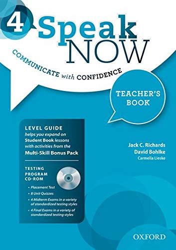 کتاب معلم اسپیک نو Speak Now 4 Teachers book
