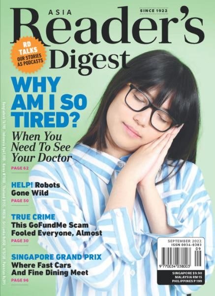 کتاب مجله انگلیسی ریدرز دایجست اسیا Reader's Digest Asia - September 2022