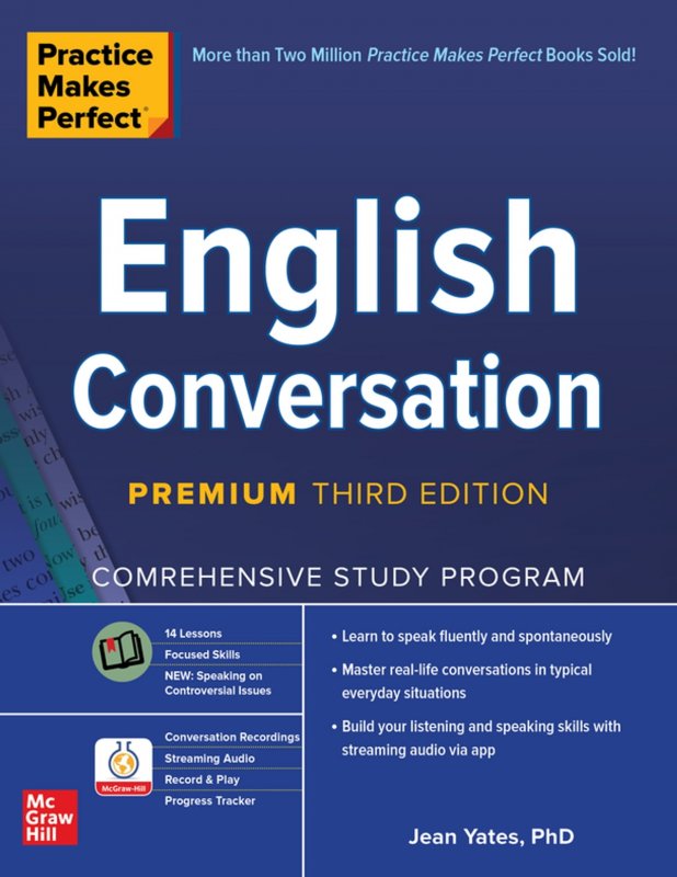 کتاب انگلیش کانورسیشن&nbsp;Practice Makes Perfect English Conversation Third Edition