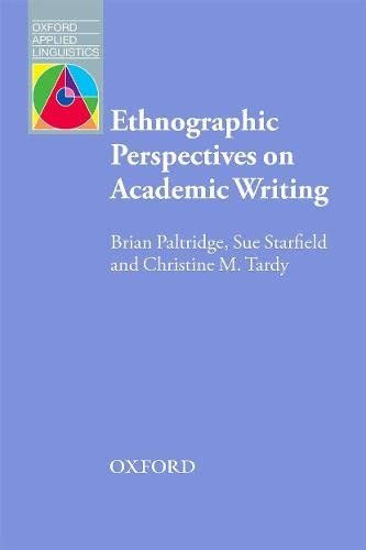 کتاب زبان اتنوگرافیک پرسپکتیو ان اکادمیک رایتینگ Ethnographic Perspective on Academic Writing-Paltridge
