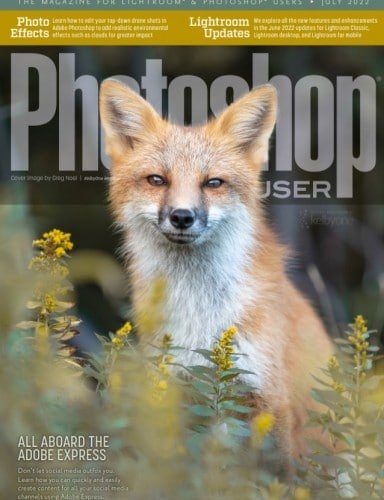 کتاب مجله انگلیسی فوتوشاپ یوزر  Photoshop User - July 2022