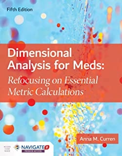 کتاب دایمنشنال آنالیزیز Dimensional Analysis for Meds 5th Edition2019