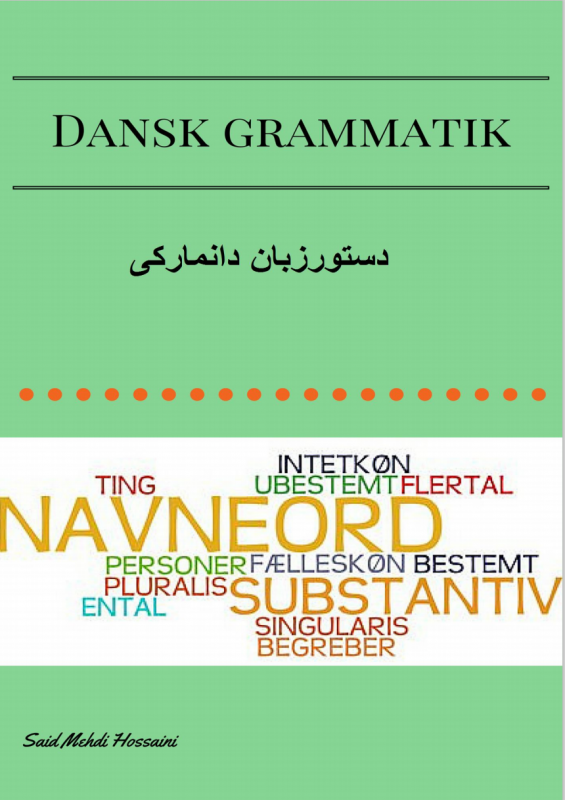 کتاب دستور زبان دانمارکی Dansk Grammatik به زبان فارسی اثر سید مهدی حسینی