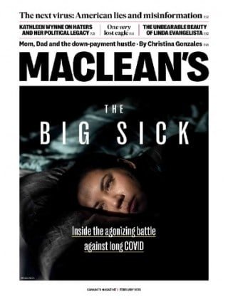 کتاب مجله انگلیسی مکلینز  Maclean's - February 2022