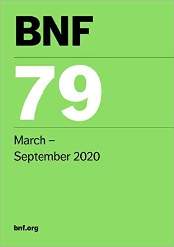 کتاب بی ان اف 79&nbsp;BNF 79 British National Formulary March 2020 79th Revised edition