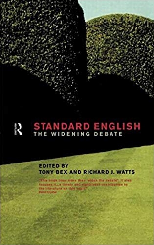 کتاب زبان استاندارد انگلیش  Standard English The Widening Debate