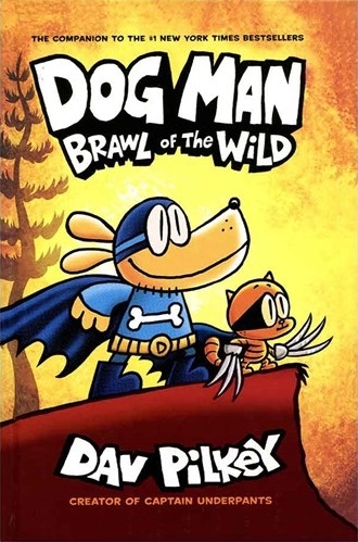 کتاب داستان انگلیسی پلیس قهرمان نزاع وحشی  Brawl of the Wild - Dog Man 6
