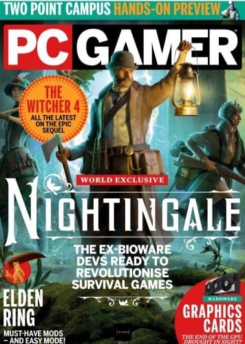 کتاب مجله انگلیسی پی سی گیمر یوکی  PC Gamer UK - Issue 370, 2022