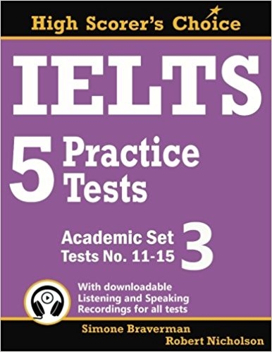 کتاب زبان آیلتس ۵ پرکتیس تستس آکادمیک IELTS 5 Practice Tests, Academic Set 3: Tests No. 11-15