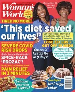 کتاب مجله انگلیسی ومنز ورد یو اس ای  Woman's World USA - January 24, 2022