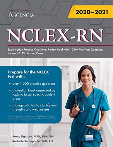 کتاب ان سی ال ای ایکس- ار ان اگزمینیشن پرکتیس کوسشنز  NCLEX-RN Examination Practice Questions