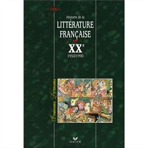 کتاب زبان فرانسه ایتینریر لیتریر سیاه سفید Itineraires litteraires : Histoire de la litterature française XX 1950-1990