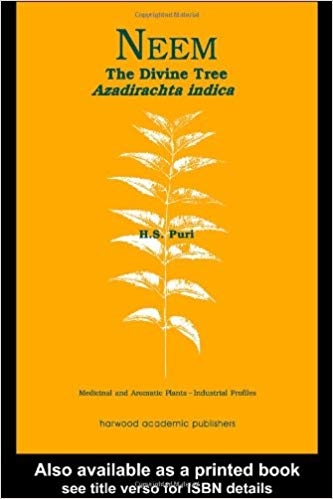 کتاب زبان نیم Neem The Divine Tree Azadirachta indica