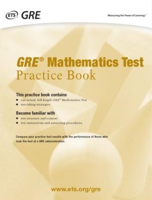 کتاب زبان جی ار ای متمتیکس تست پرکتیس بوک GRE Mathematics Test Practice Book