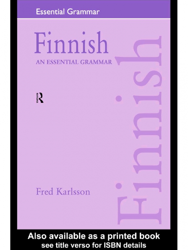 کتاب گرامر فنلاندی  Essential Grammar Finnish