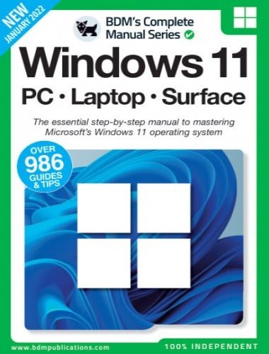 کتاب مجله انگلیسی د کامپلیت منیوال  The Complete Manual - Windows 11, January 2022