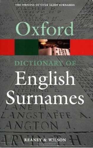 خرید کتاب فرهنگ لغت نامهای خانوادگی انگلیسی A Dictionary of English Surnames