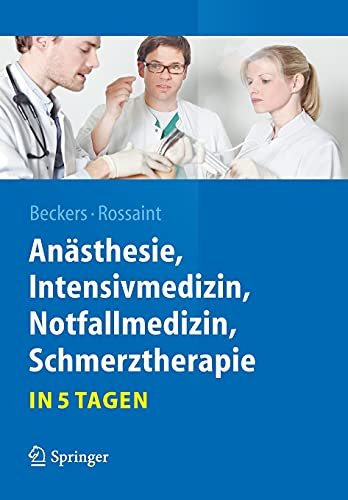 2 کتاب پزشکی المانی Anästhesie, Intensivmedizin, Notfallmedizin, Schmerztherapie