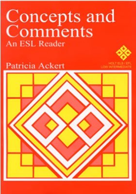 کتاب زبان کانسپت اند کامنتس ویرایش قدیم Concept and Comments اثر Patricia Ackert