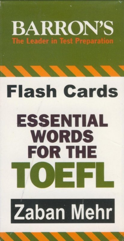 فلش کارت اسنشیال وردز تافل essential words for the toefl